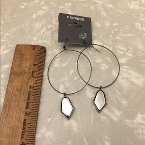 NWT Express hoop earrings